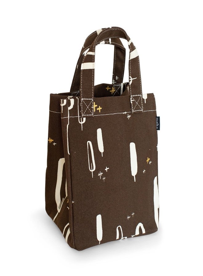 MAIKA Recycled Canvas Lunch & Pie Tote, Olivos
